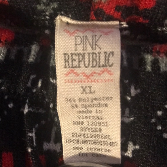 Leggings, Winter-Themed Leg Warmers. Soft Flannel. - Picture 3 of 4